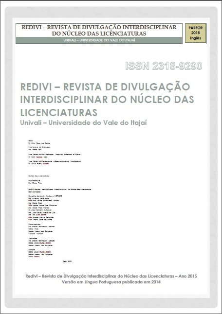 					Visualizar v. 3 n. 4, Ed. Esp (2015): [Edição Especial] REDIVI 2 - Edição PARFOR - Versão Resumos Inglês 2015
				