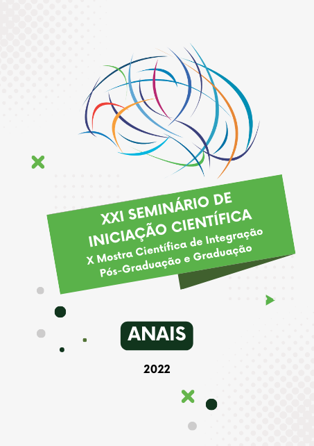 					Visualizar n. 21 (2022): XXI Seminário de Iniciação Científica e X Mostra Científica de Integração Pós-Graduação e Graduação
				